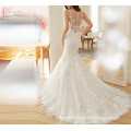 OEM Suzhou barato magnífico Ivory Sweetheart escote Sexy vestido de novia de la sirena vestido nupcial